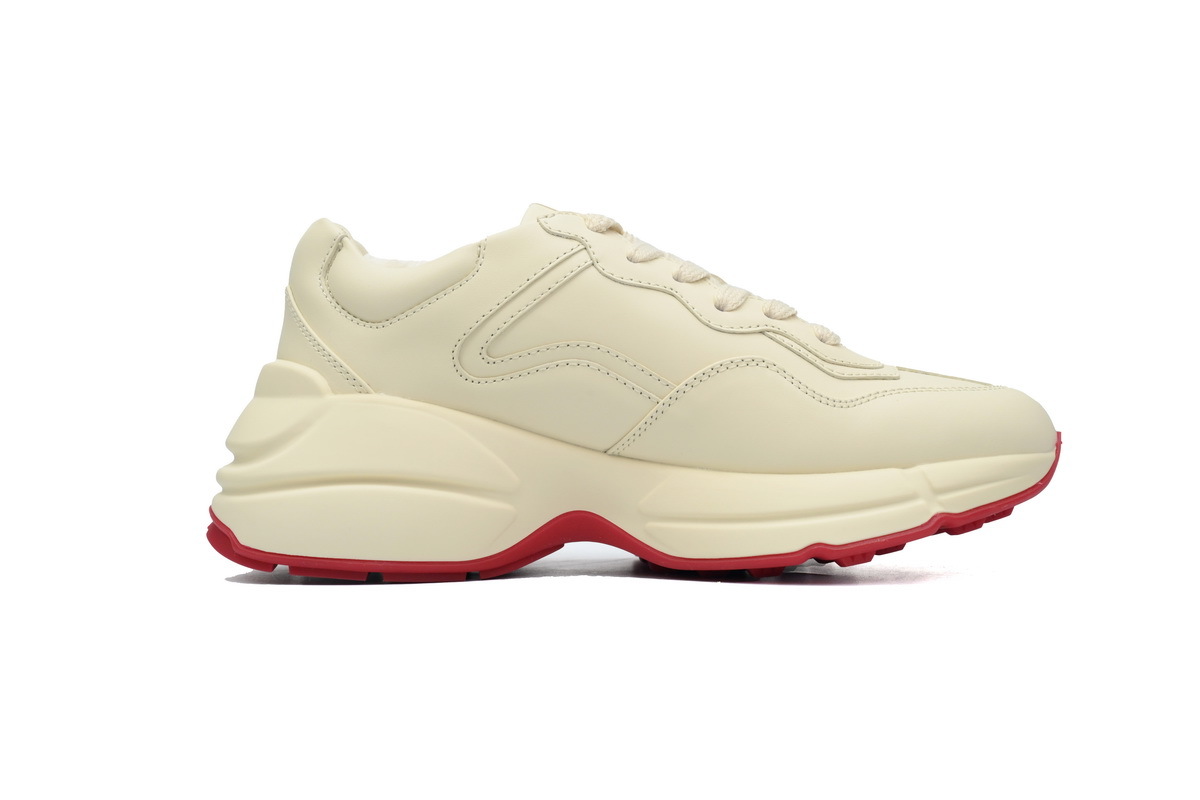 Doraemon Gucci Rhyton Synthetic Leather Crossover Round Toe Lace-up Sneaker