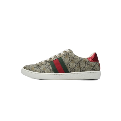 GG Canvas Gold Bee GUCCI ACE E Canvas Bee Pattern Fashion Sneaker 01