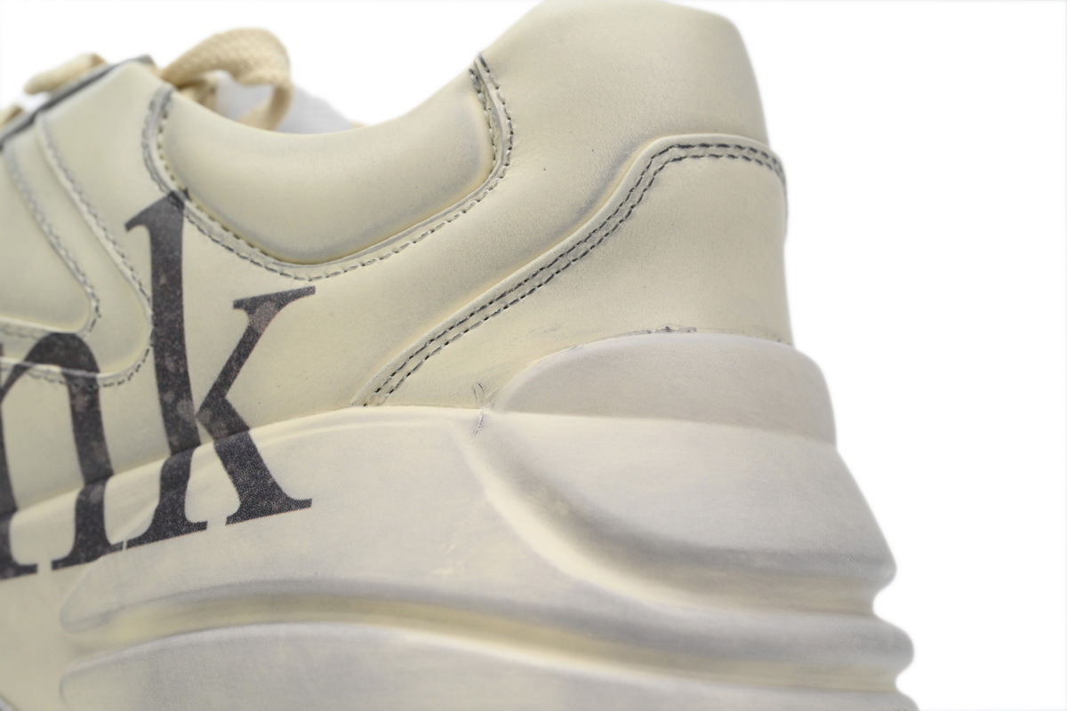 Gucci Rhyton Think Vintage Round Toe Lace-up Sneaker