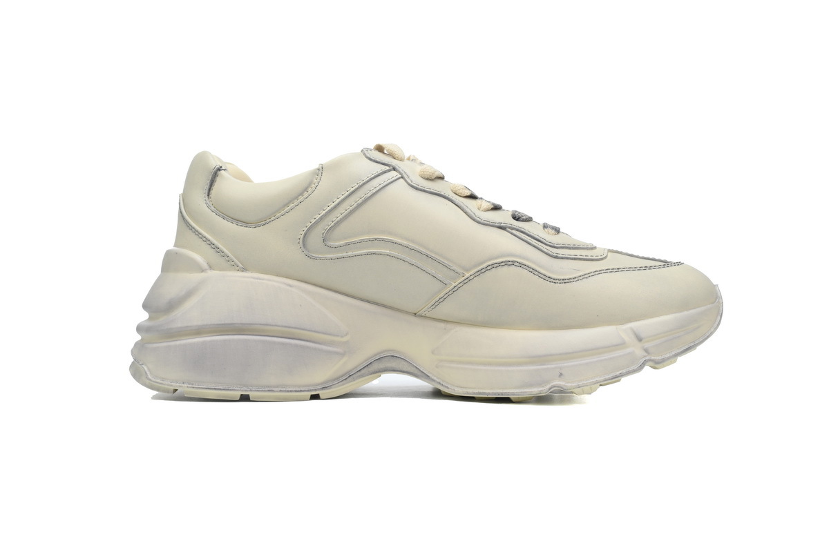 Gucci Rhyton Think Vintage Round Toe Lace-up Sneaker