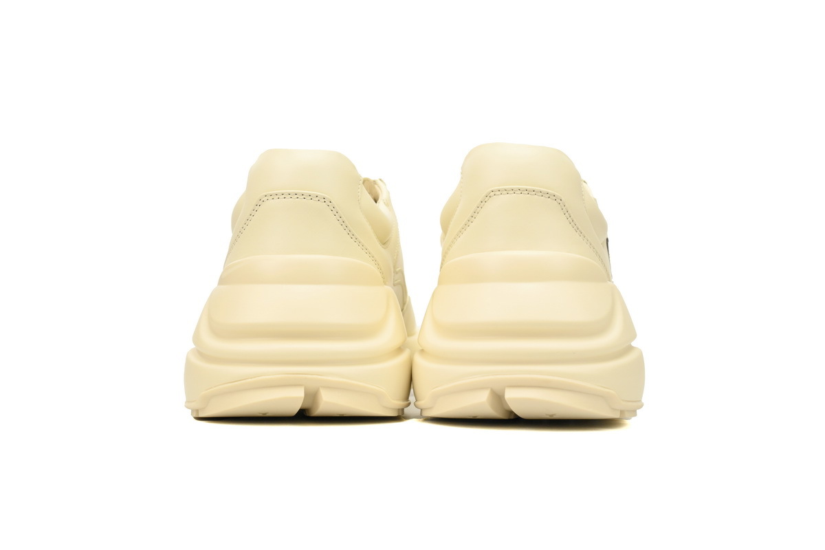 Kai x Gucci Rhyton Bear Print Round Toe Lace-up Sneaker