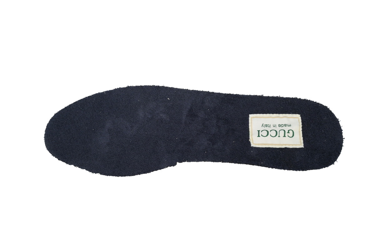 Monogram Blue Gucci Rhyton Fabric Synthetic Leather Classic Timeless Round Toe Lace-up Sneaker