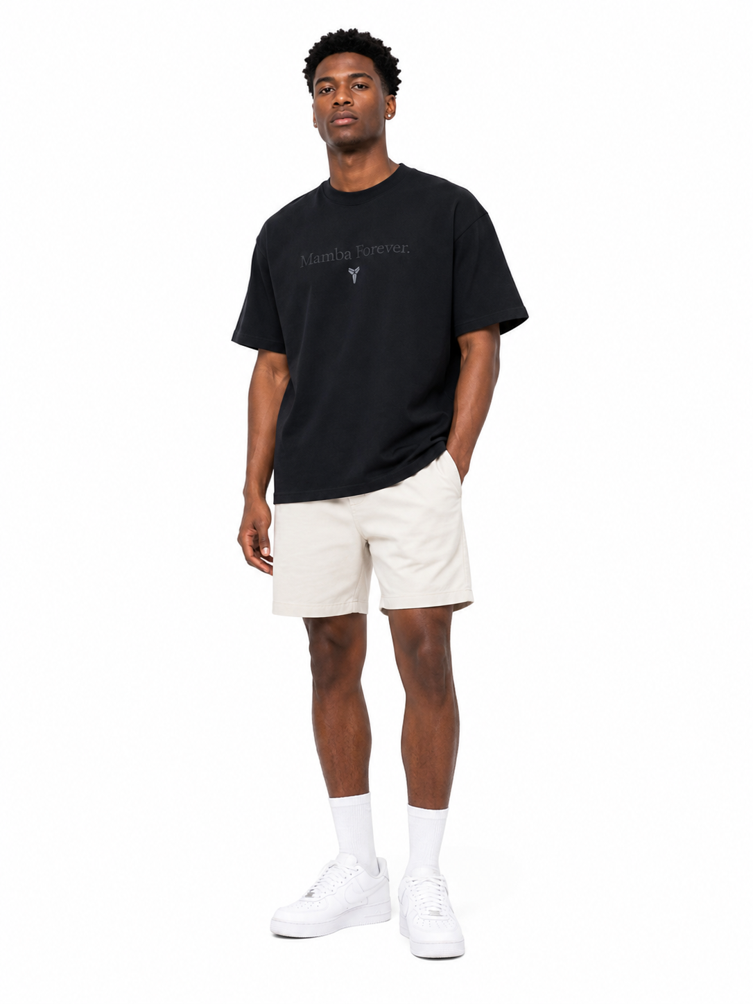 NIKE Mamba Embroidered Black Short Sleeve T-Shirt 