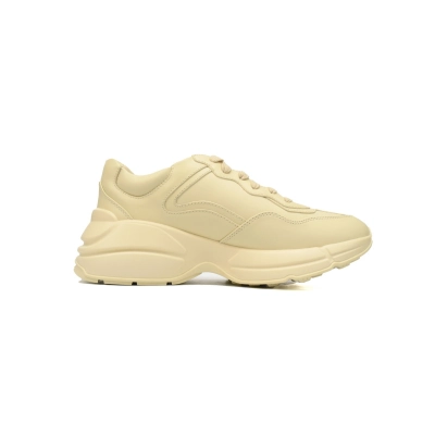 Strawberry Print Gucci Rhyton Round Toe Lace-up Low-top Sneaker 02