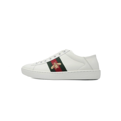 White Bee Heel GUCCI ACE E Embroidery Fashion Sneaker 01