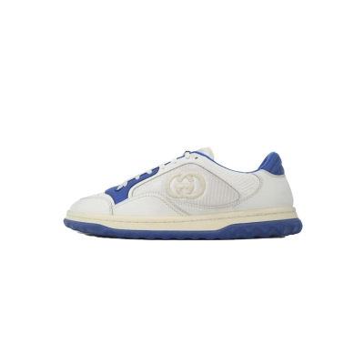 White Blue Gucci MAC 80 Low-top Lace-up Fashion Sneakers 01