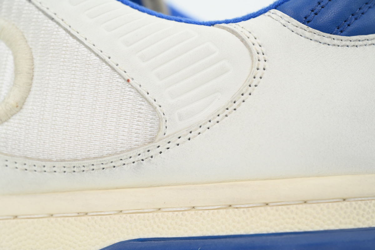 White Blue Gucci MAC 80 Low-top Lace-up Fashion Sneakers