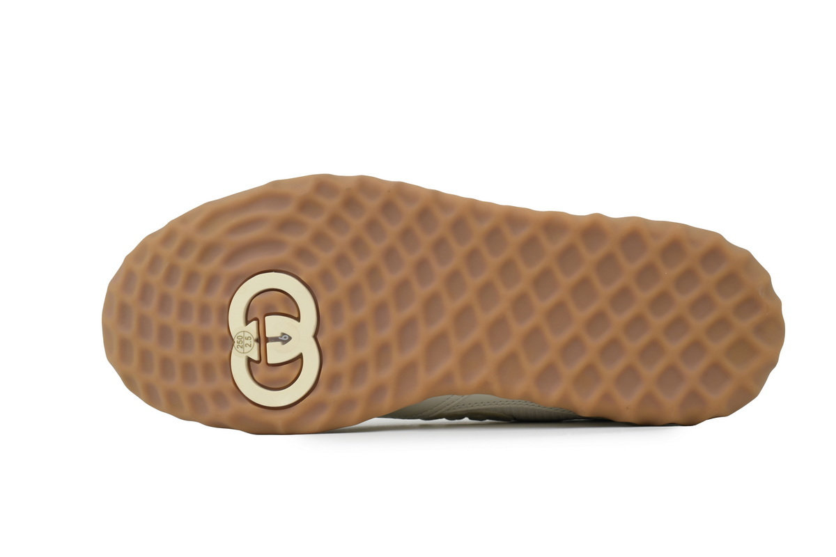 White Brown Gucci MAC 80 Low-top Lace-up Fashion Sneakers