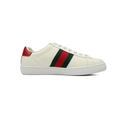 White Leaf GUCCI ACE E Cherry Pattern Fashion Sneaker 02