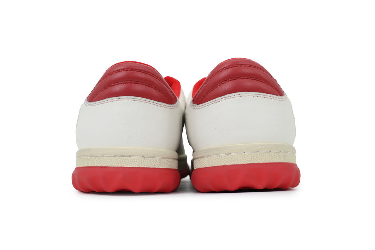 White Red Gucci MAC 80 Low-top Lace-up Fashion Sneakers