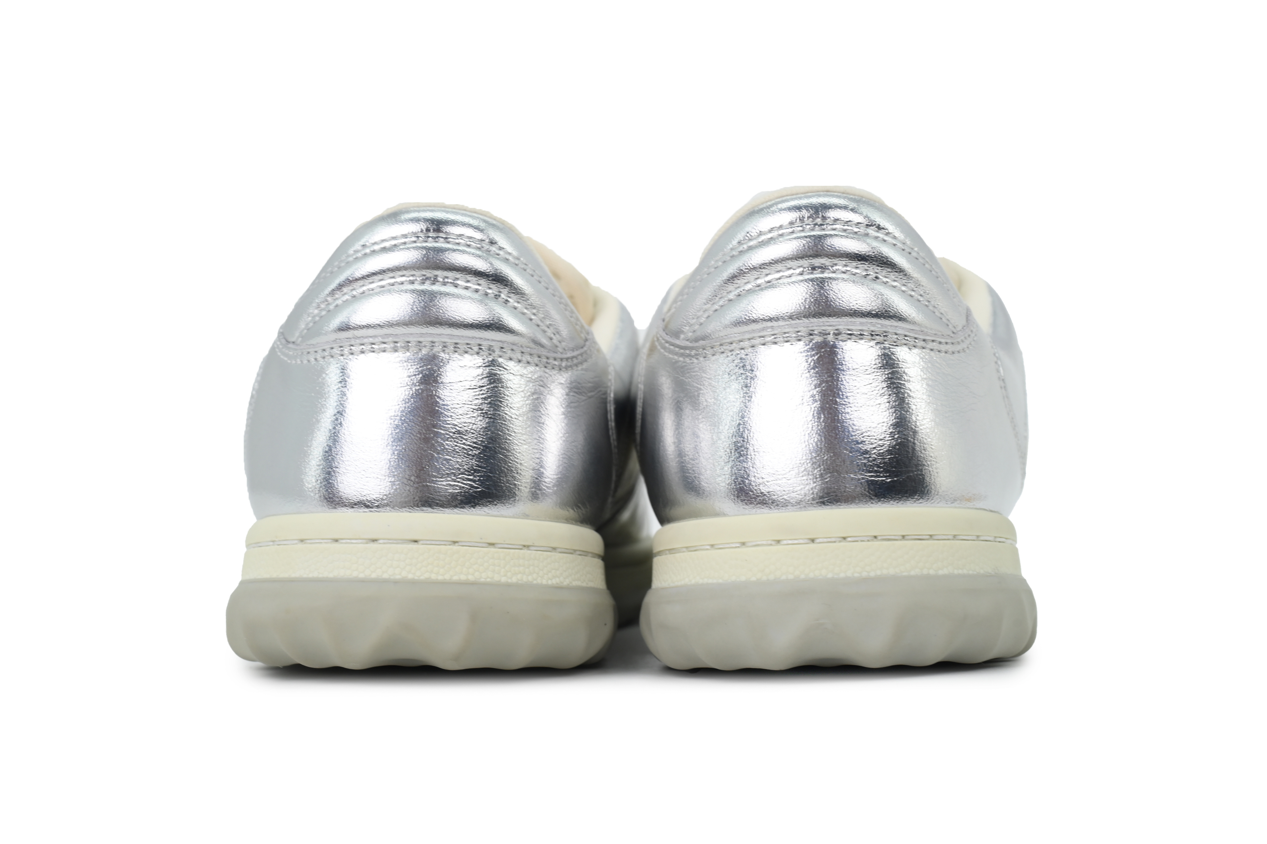 White Silver Gucci MAC 80 Low-top Lace-up Fashion Sneakers