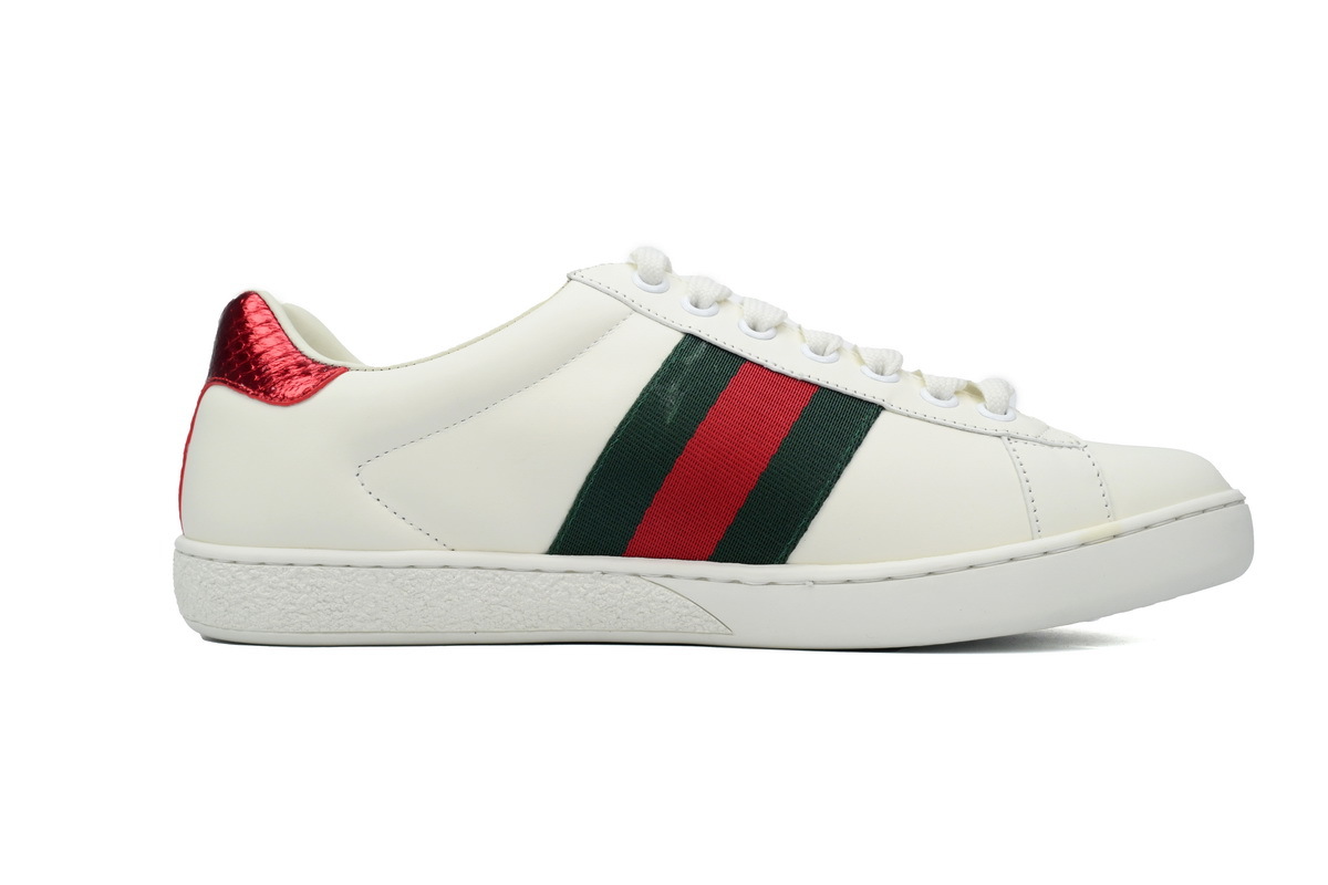 White Snake Year Limited GUCCI ACE E Cowhide Embroidered Coral Snake Casual Fashion Sneaker