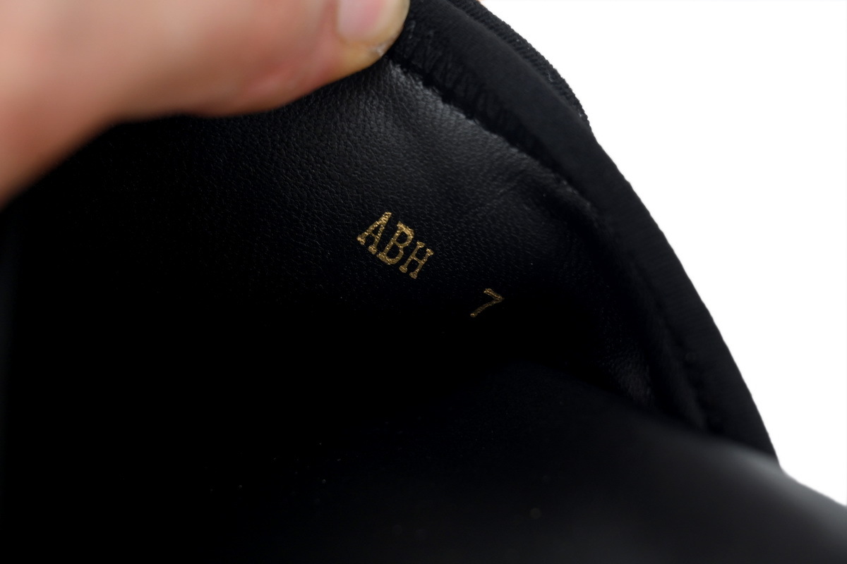  Black Embossed LOUIS VUITTON Miami Velcro Pool Slides
