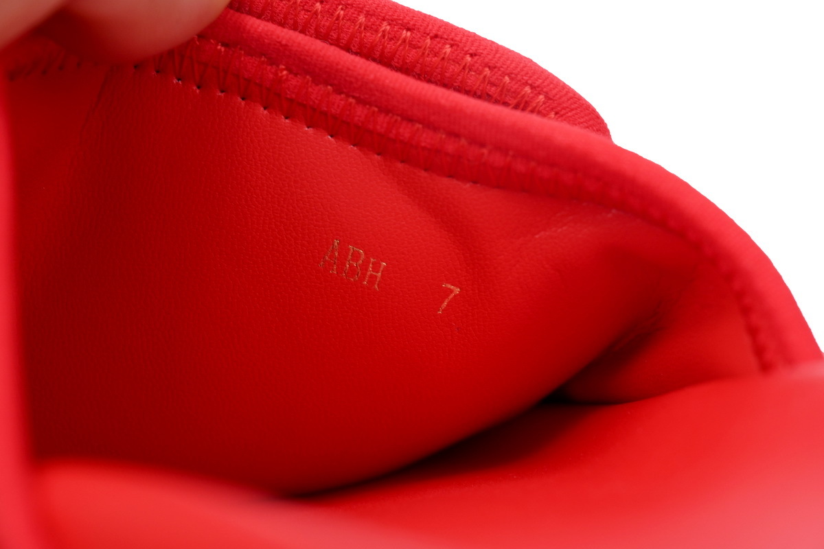  Flocked Red LOUIS VUITTON Miami Velcro Pool Slides