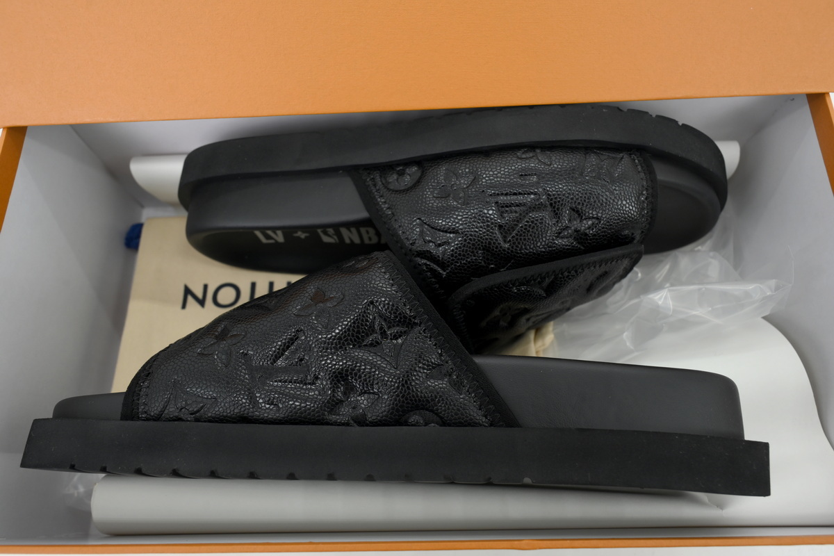  NBA Collaboration LOUIS VUITTON Miami Velcro Pool Slides