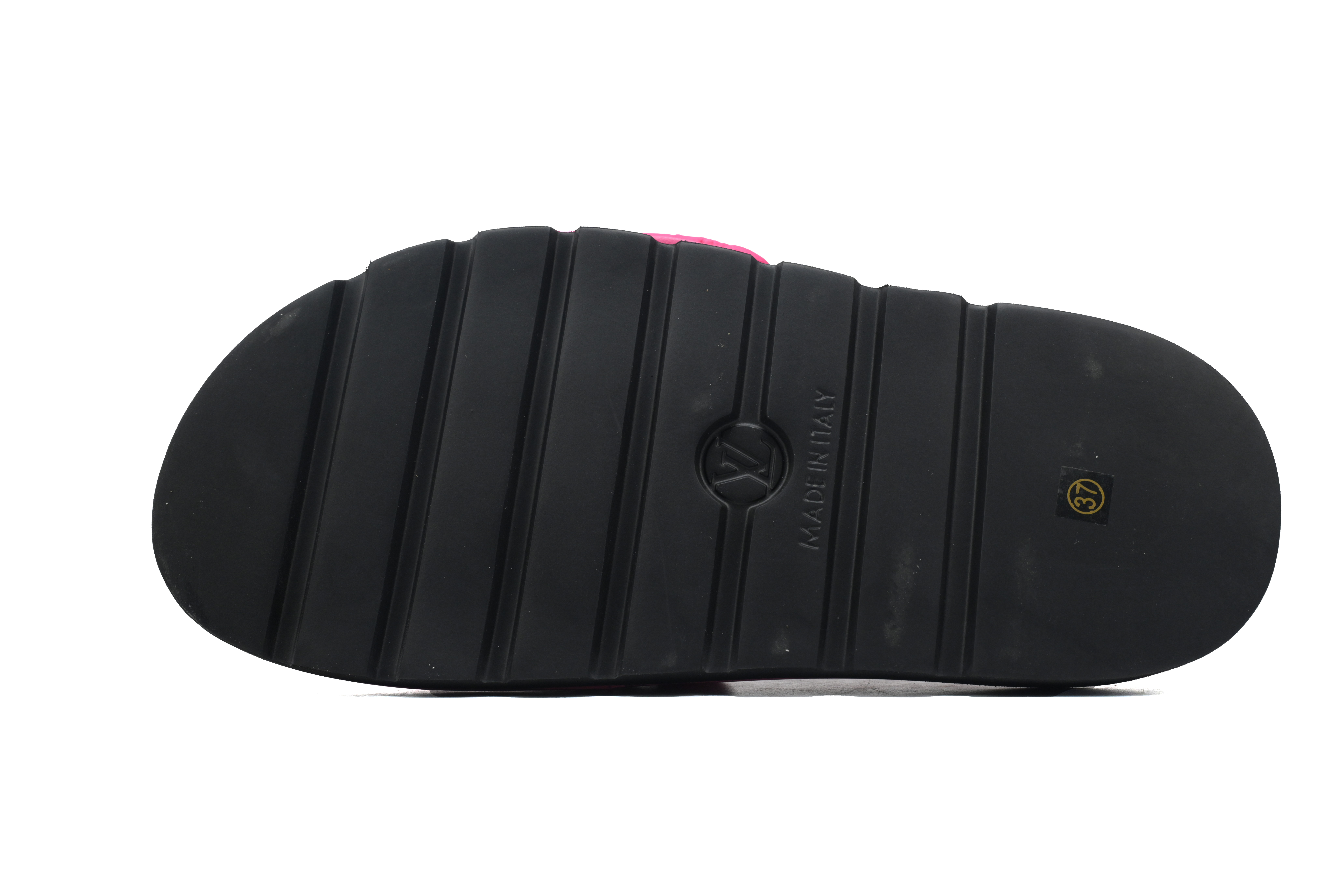  Pink LOUIS VUITTON Velcro Pool Slides Pool Pillow Comfort