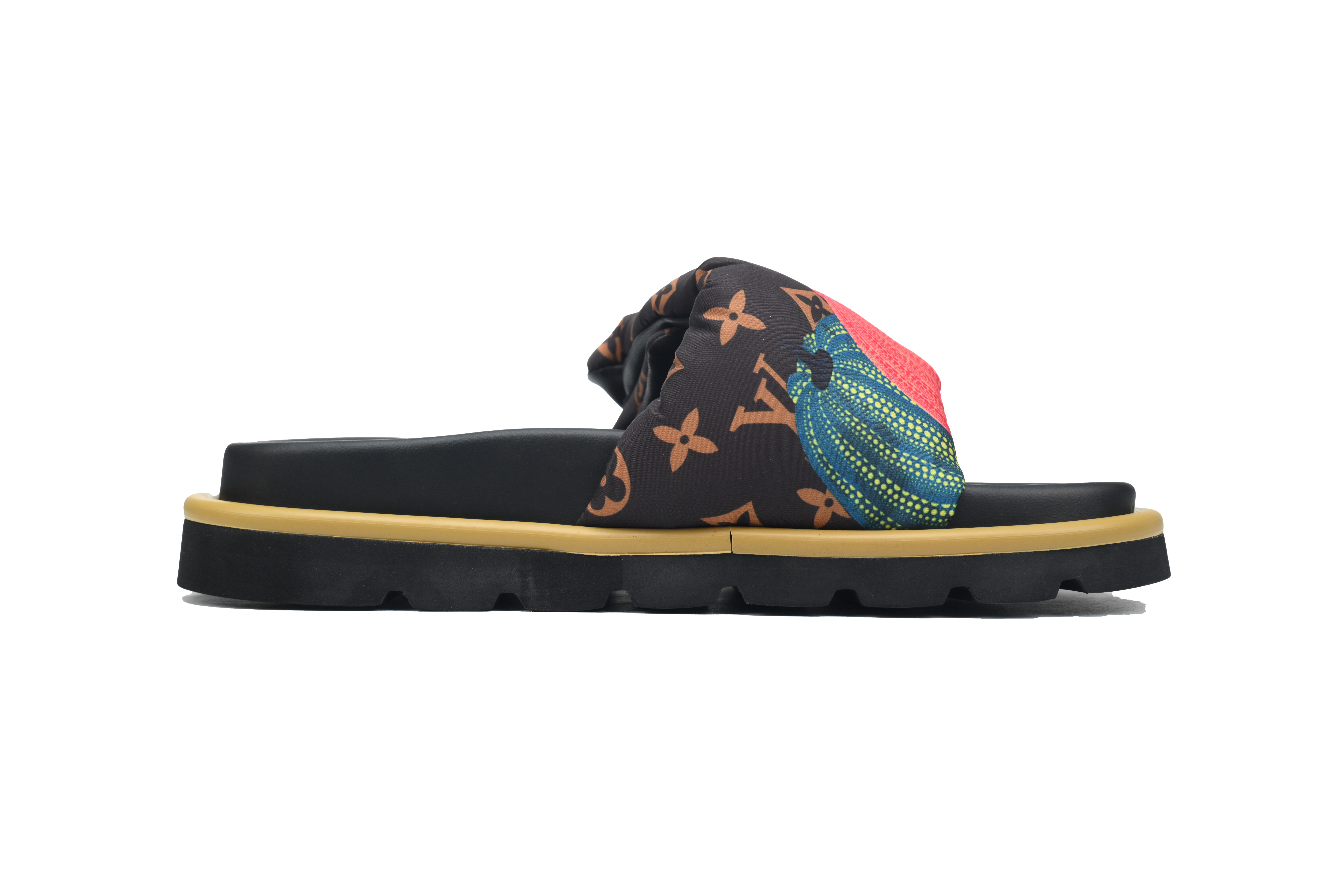  Pumpkin LOUIS VUITTON Velcro Pool Slides Pool Pillow Comfort