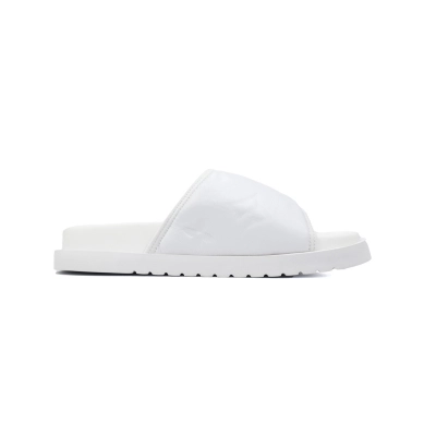  White Embossed LOUIS VUITTON Miami Velcro Pool Slides 02