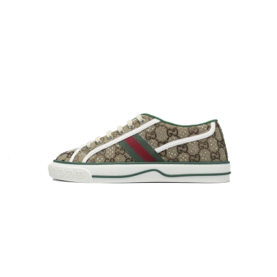 apricot Gucci 1977 Sneakers Gucci Tennis GG Retro sports fashion sneakers 01