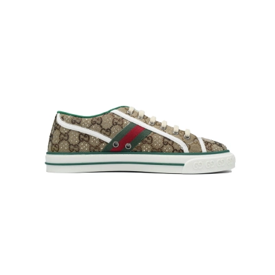 apricot Gucci 1977 Sneakers Gucci Tennis GG Retro sports fashion sneakers 02