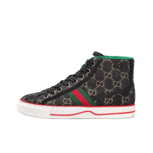 black high top Gucci 1977 Sneakers Gucci Tennis High-top sports fashion sneakers