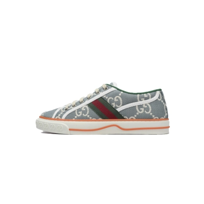 blue Gucci 1977 Sneakers Gucci Tennis Retro sports fashion sneakers 01
