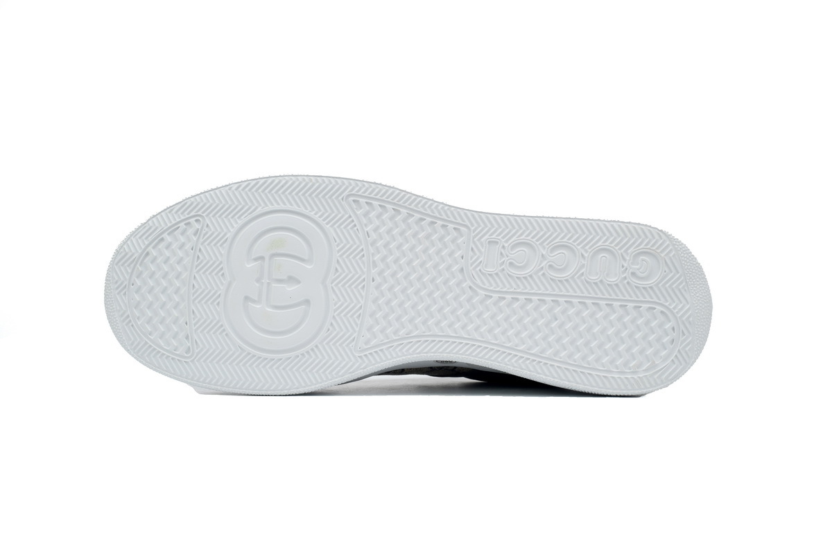 blue Gucci platform biscuit shoes Gucci GG Supreme Sneakers