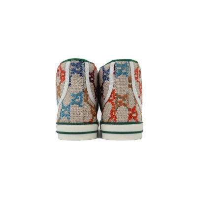 Colorful high tops Gucci 1977 Sneakers Gucci Tennis Off The Grid High-top sports fashion sneakers 02