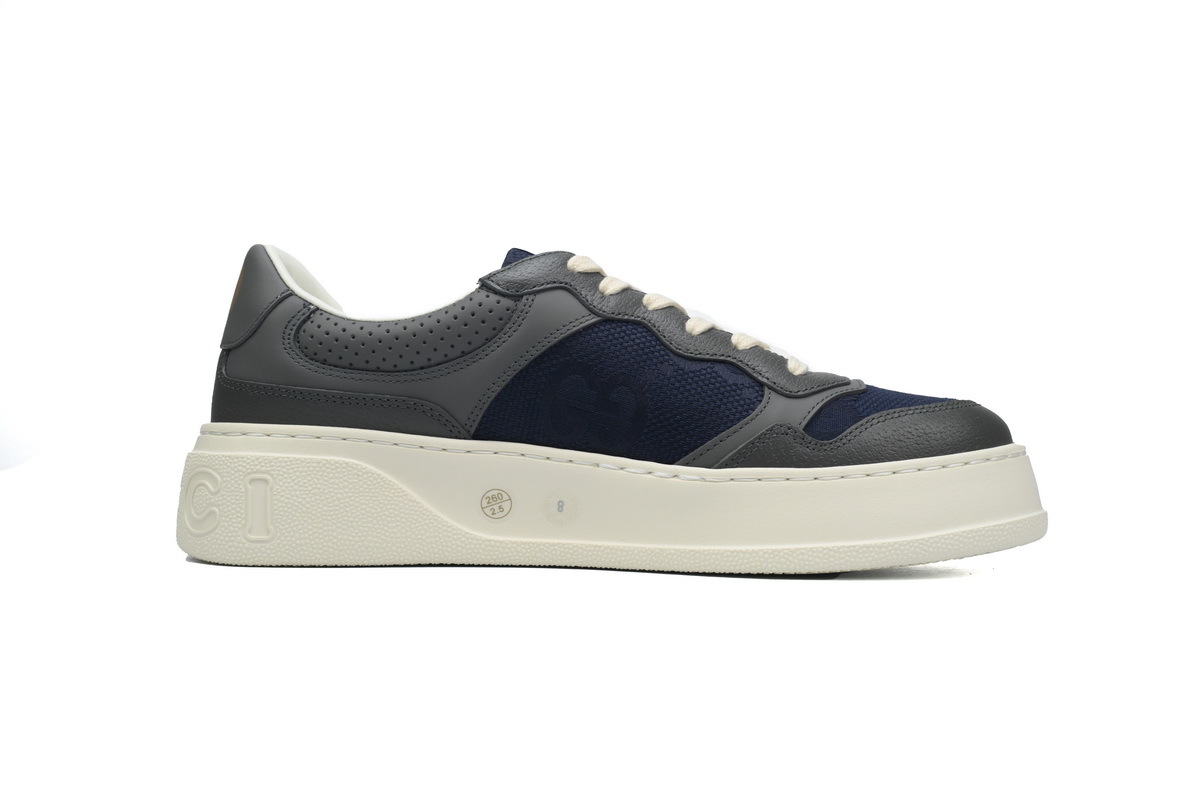 Gray and blue Gucci platform biscuit shoes Gucci Pair Comfortable Sneakers