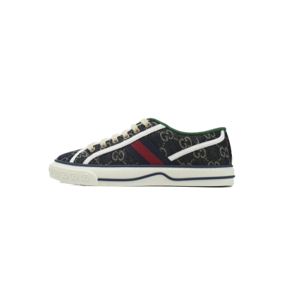Navy blue and black bottom line Gucci 1977 Sneakers Gucci Tennis Sneaker Fashion sneakers 01