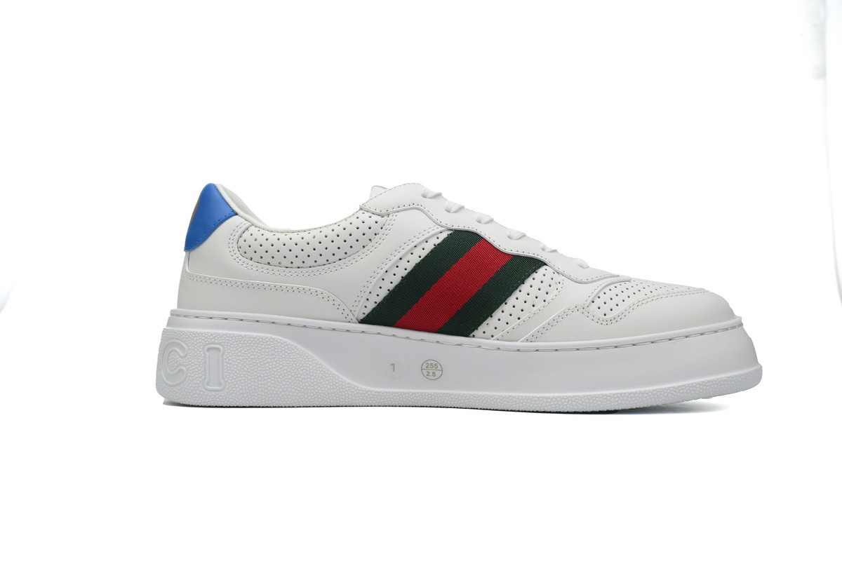 white pores Gucci platform biscuit shoes Gucci Chunky B casual Sneakers