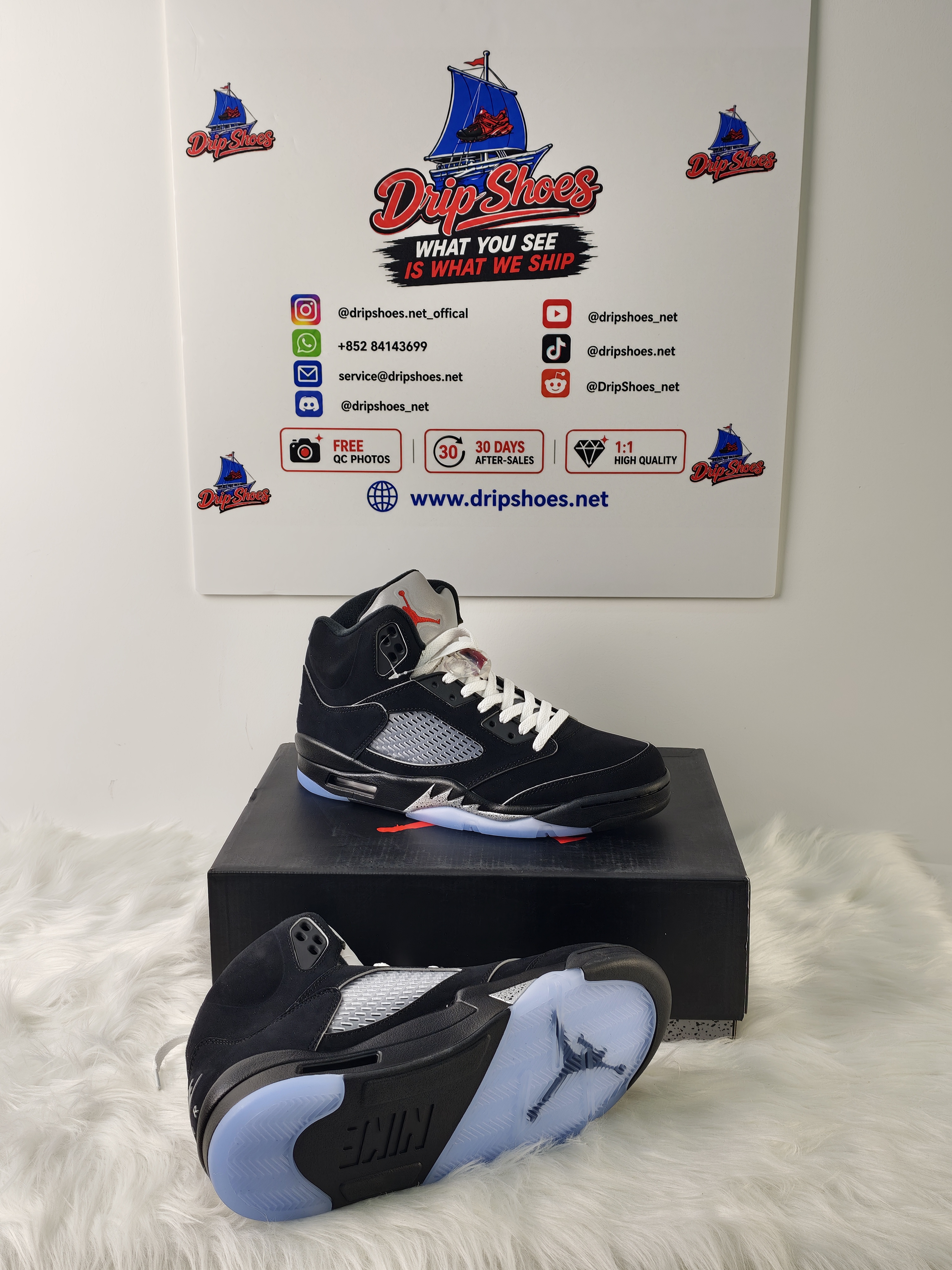 Air Jordan 5 Black Metallic Reimagined HF3975-001