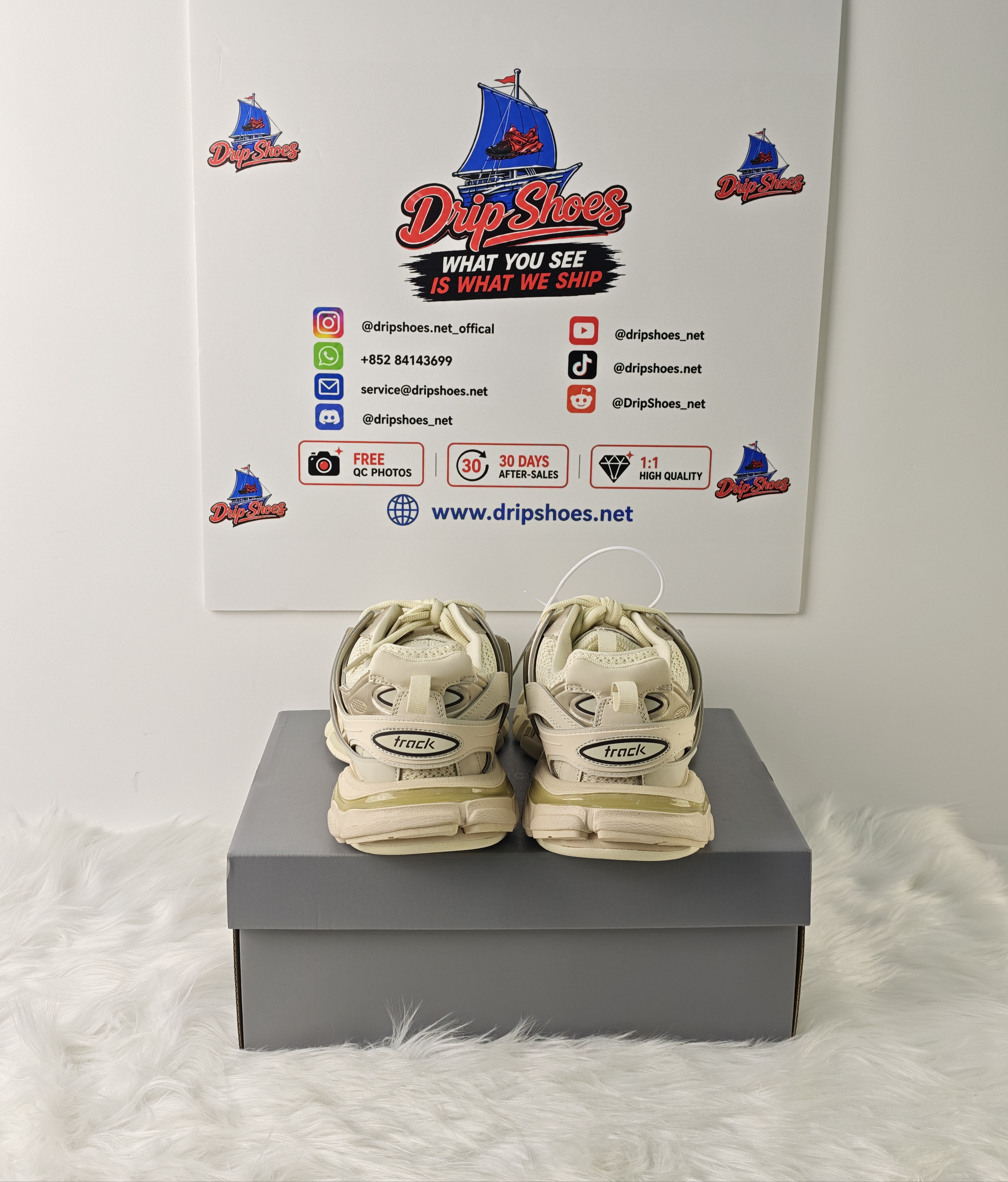 Balenciaga Track Sneaker Beige 542436 W1GB5 4162 