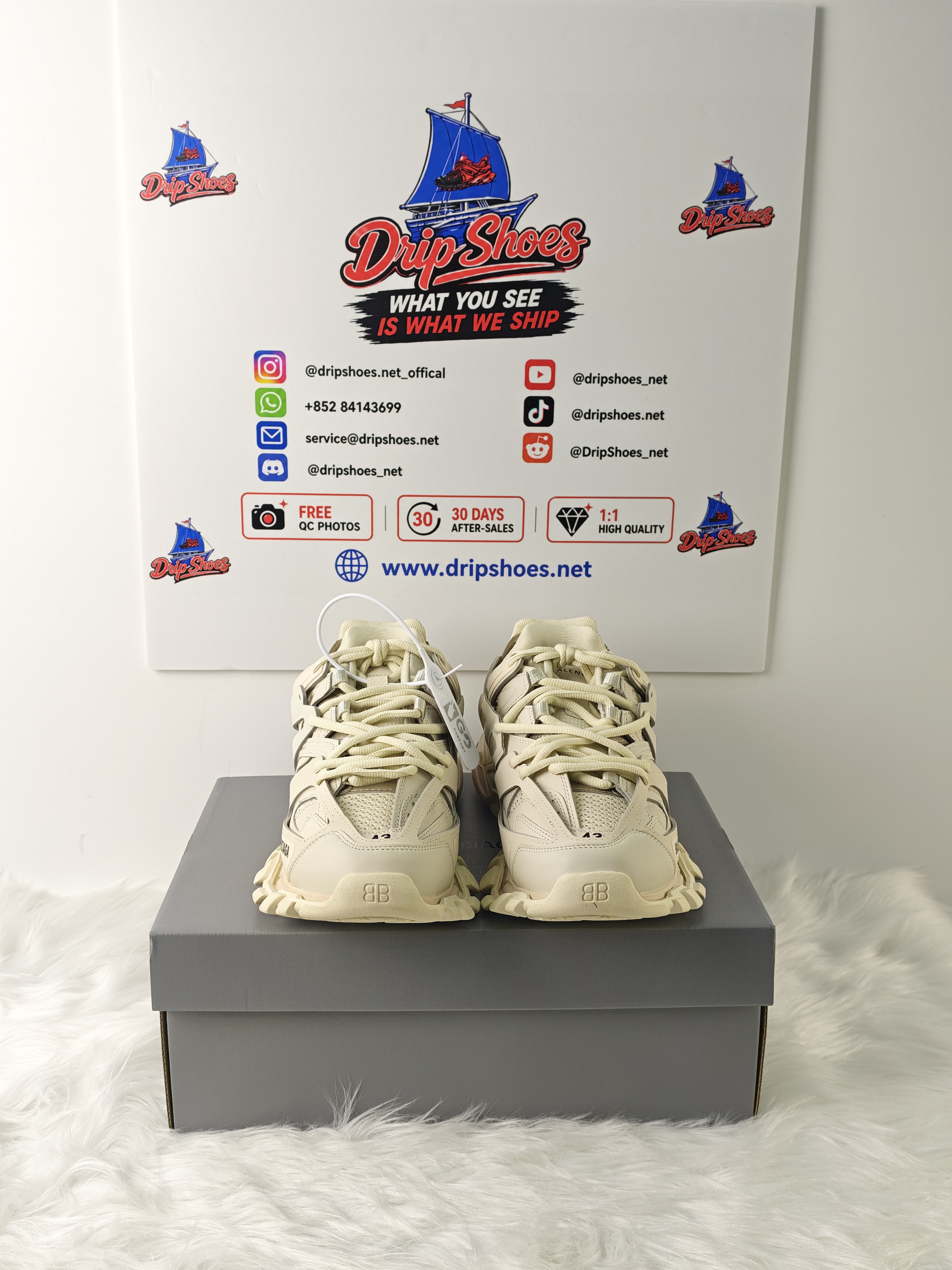 Balenciaga Track Sneaker Beige 542436 W1GB5 4162 