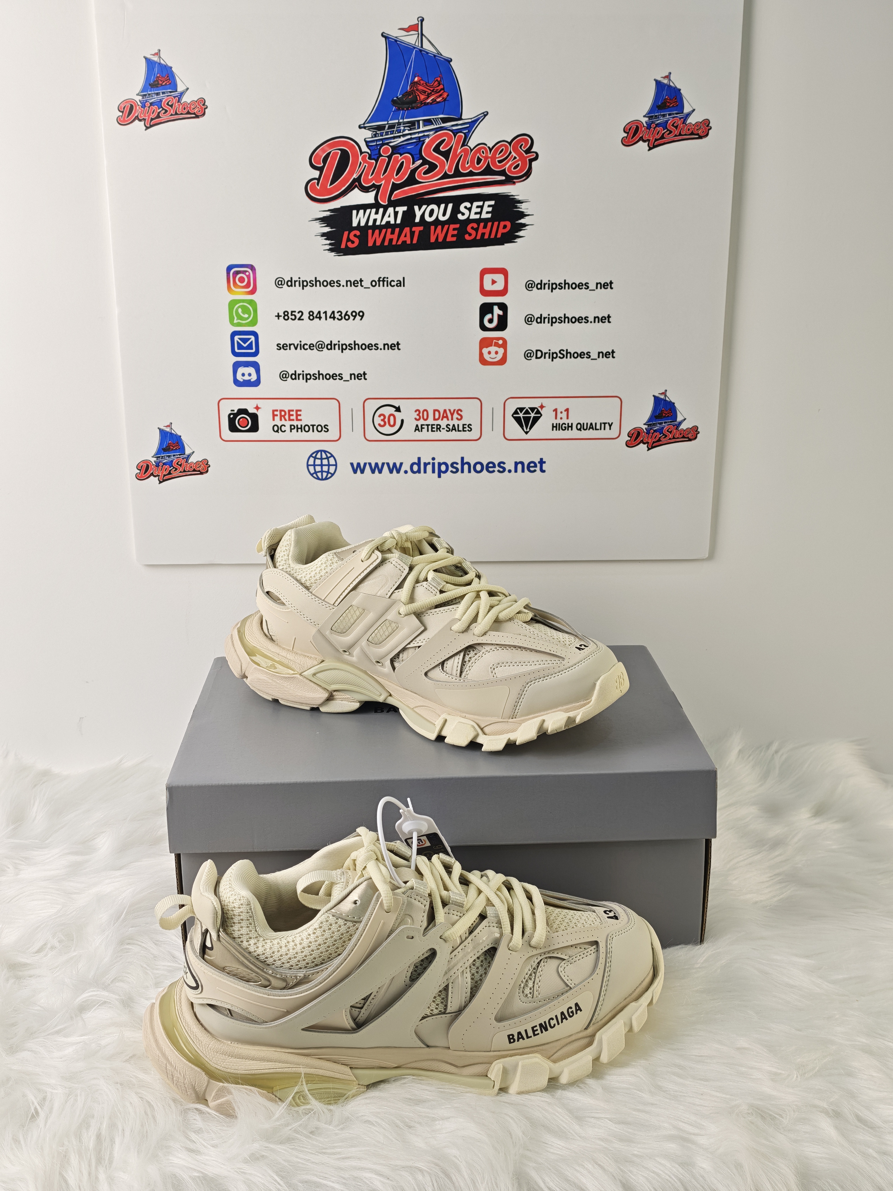 Balenciaga Track Sneaker Beige 542436 W1GB5 4162 