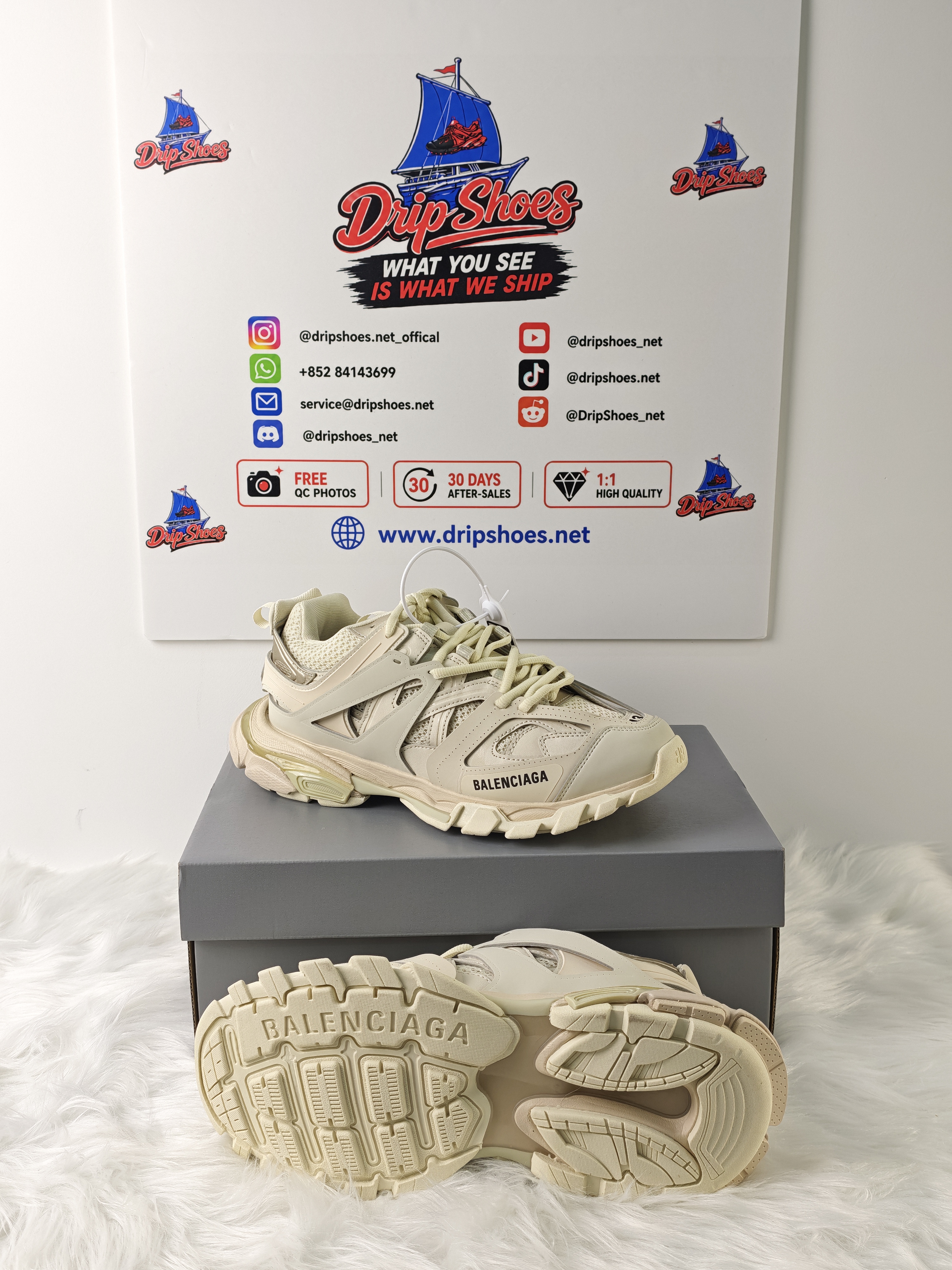 Balenciaga Track Sneaker Beige 542436 W1GB5 4162 