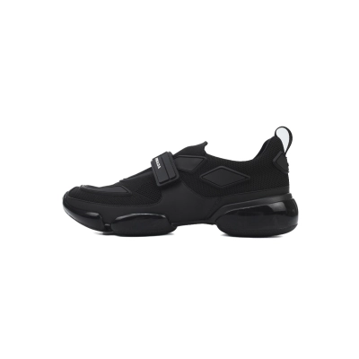 Belt All Black Prada Low-Top Fashion Sneakers 01