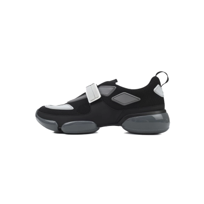 Belt Black and White Prada Low-Top Fashion Sneakers 01