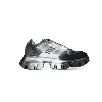 Black Gray White Prada Dad Shoes 02