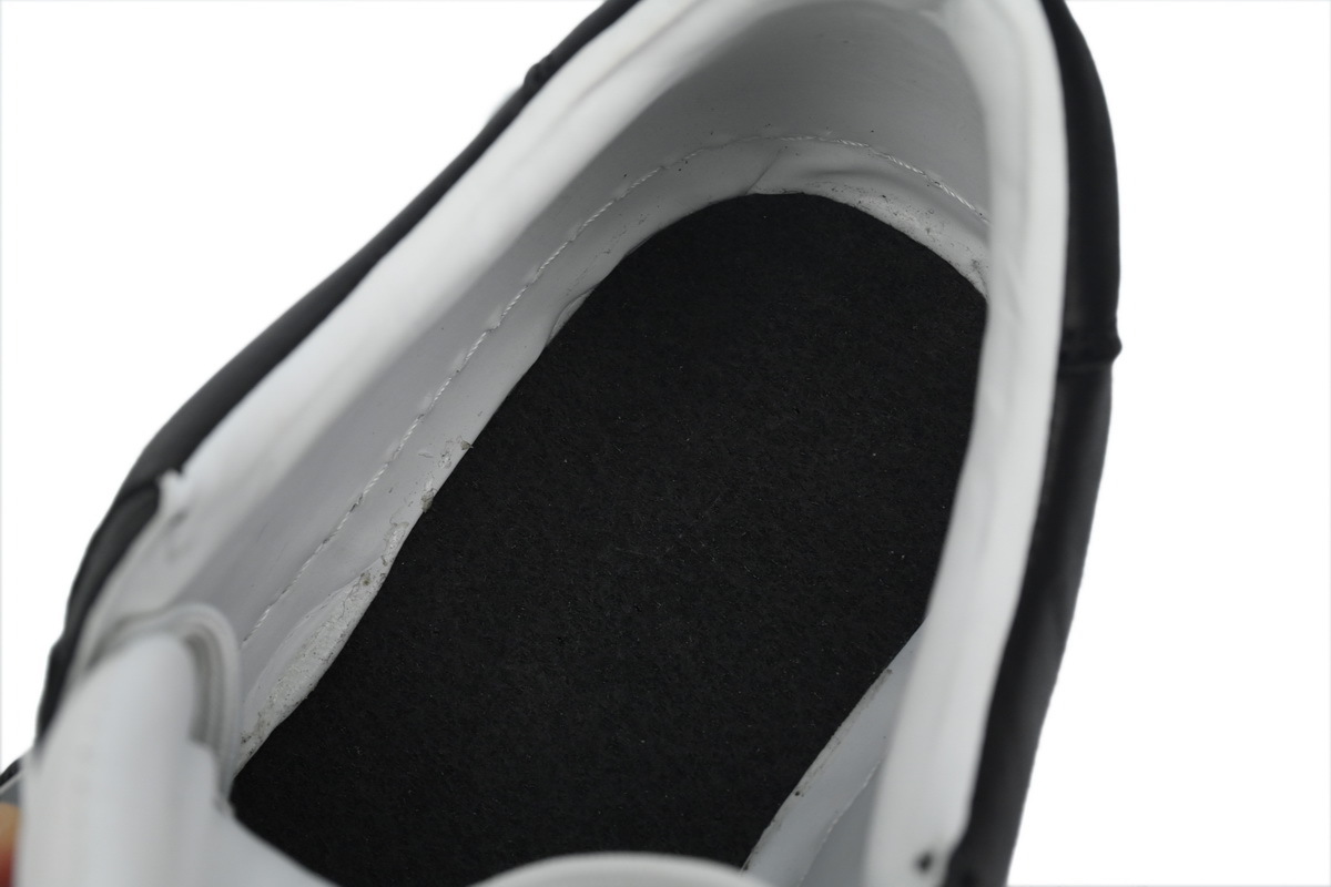 Black White Prada Downtown Low Sneakers