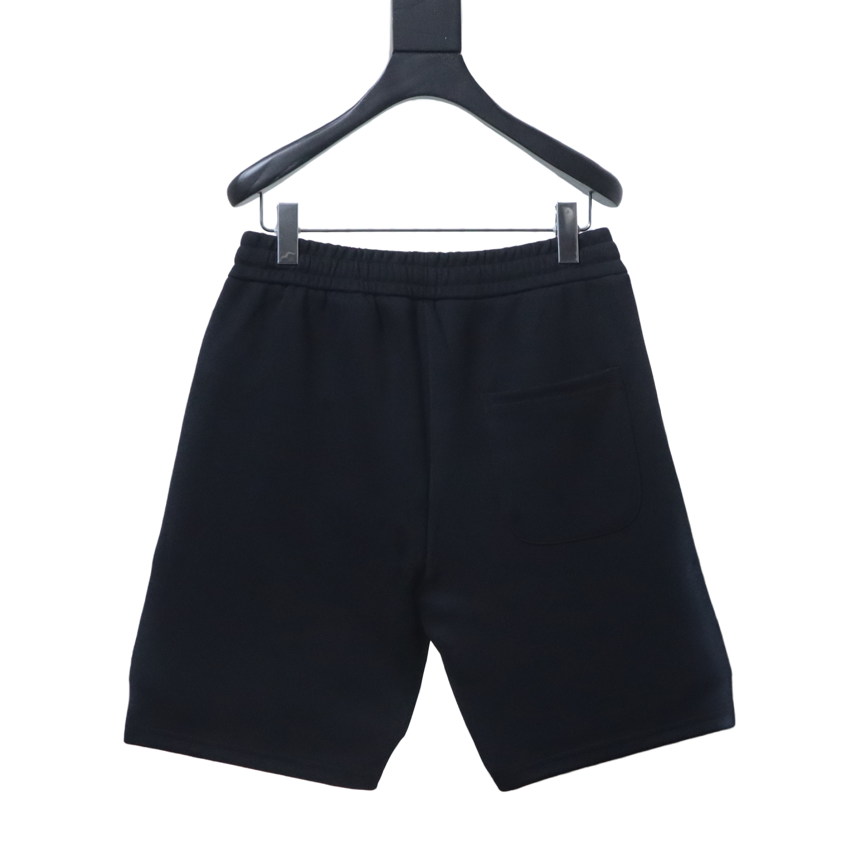 Dolce &amp; Gabbana Rubber Print Logo Black Vintage Shorts 