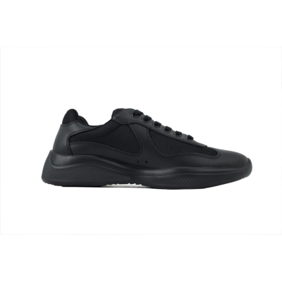 Frosted Black Prada Low-Top Fashion Sneakers 02