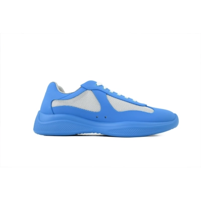 Rubber Blue Prada Low-Top Fashion Sneakers 02