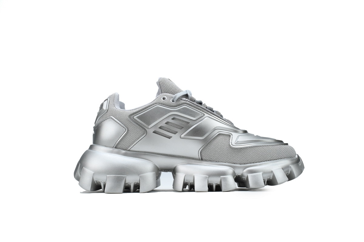 Silver Prada Dad Shoes
