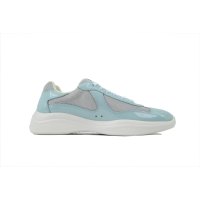Sky Blue Prada Low-Top Fashion Sneakers 02