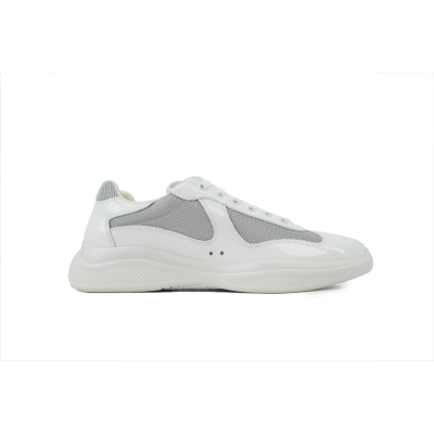 White Prada Low-Top Fashion Sneakers 02