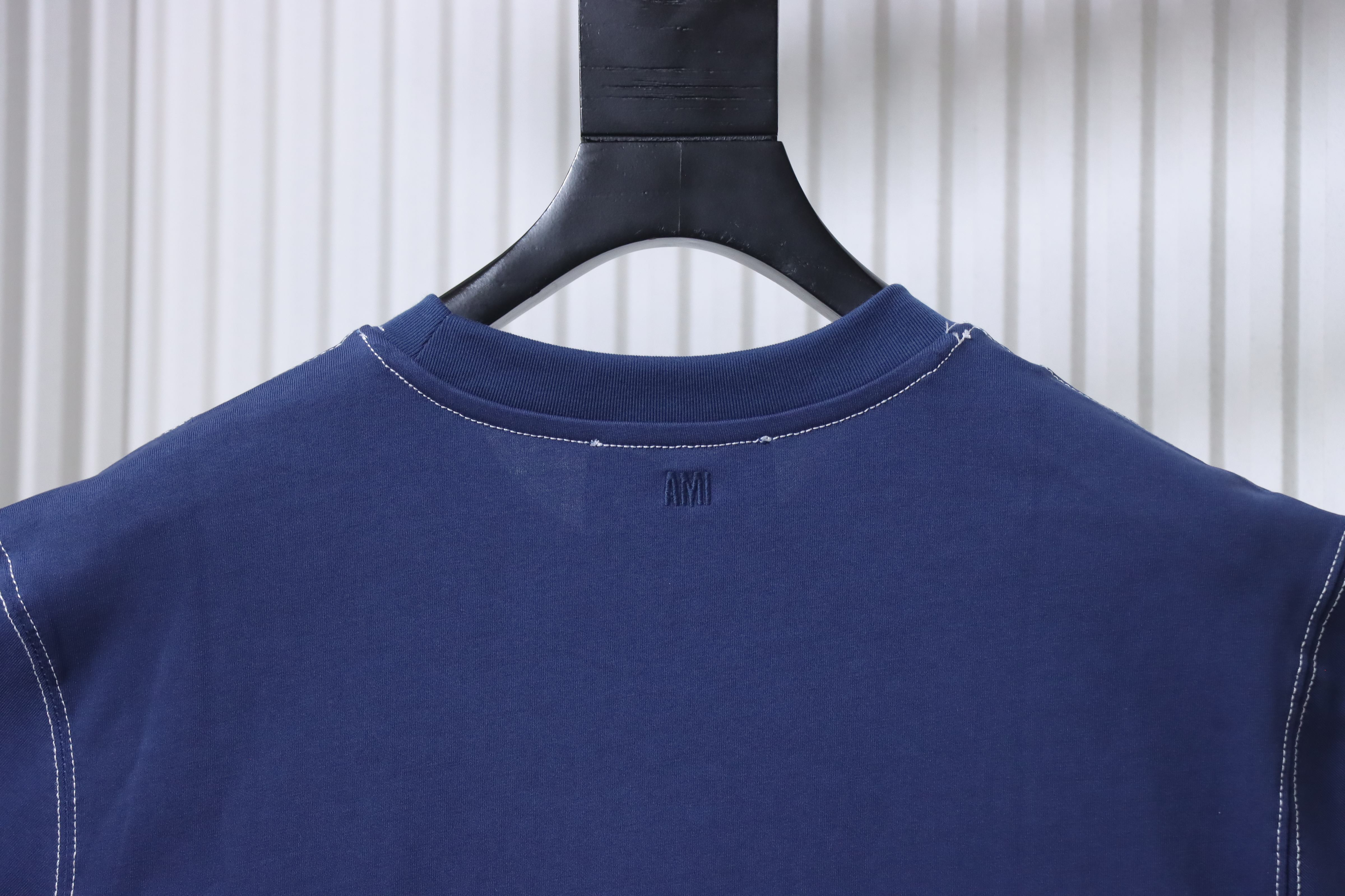 Amiri Shirt Paris 26SS Visible Stitch Heart Embroidery Tee