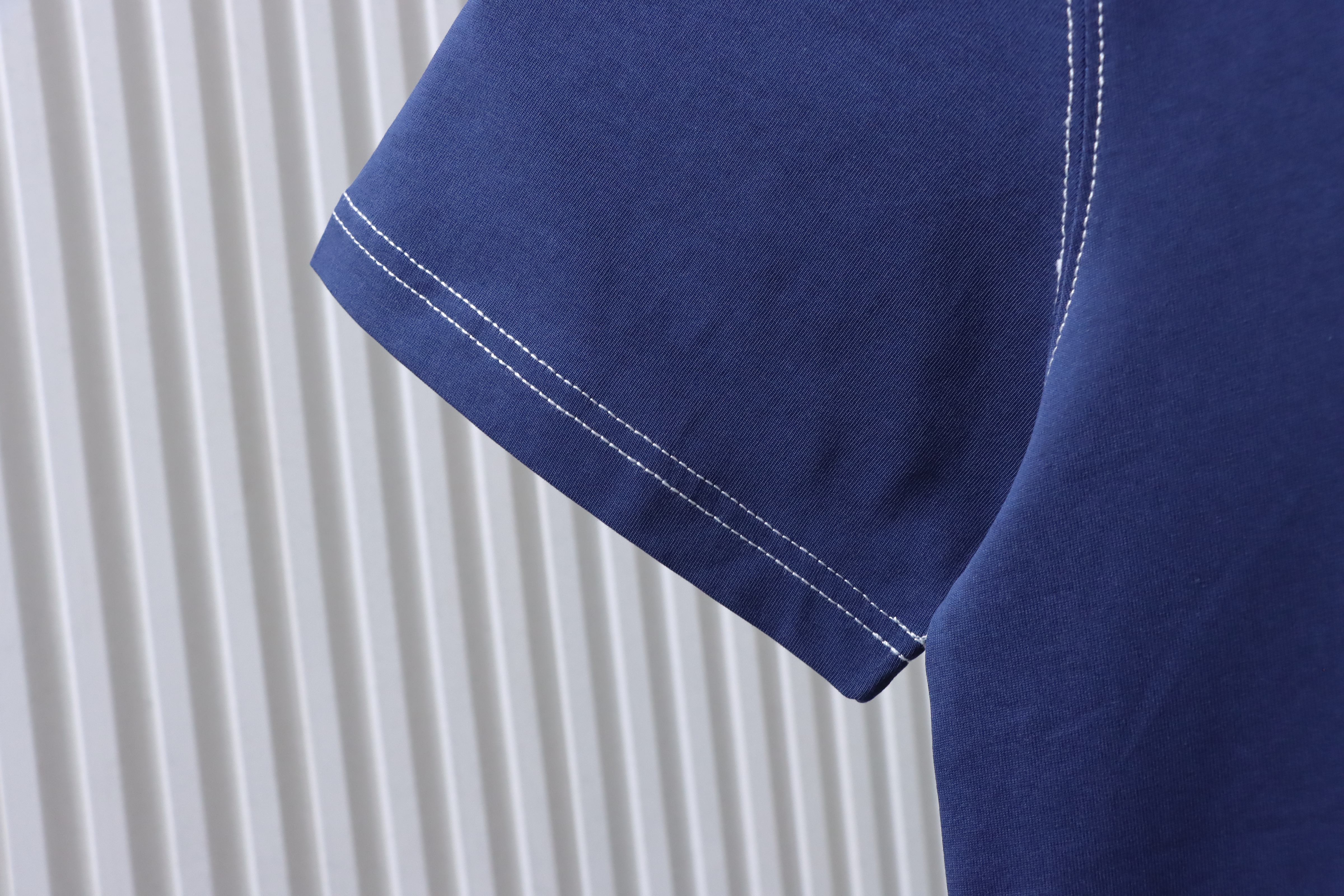 Amiri Shirt Paris 26SS Visible Stitch Heart Embroidery Tee