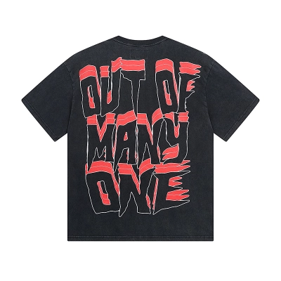 Godspeed Skeleton Racer Graphic Tee Washed Black 1087#  02