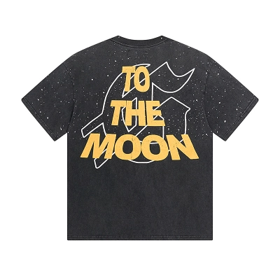 Godspeed  No Looking Back T-Shirt Washed Black 1090#  02
